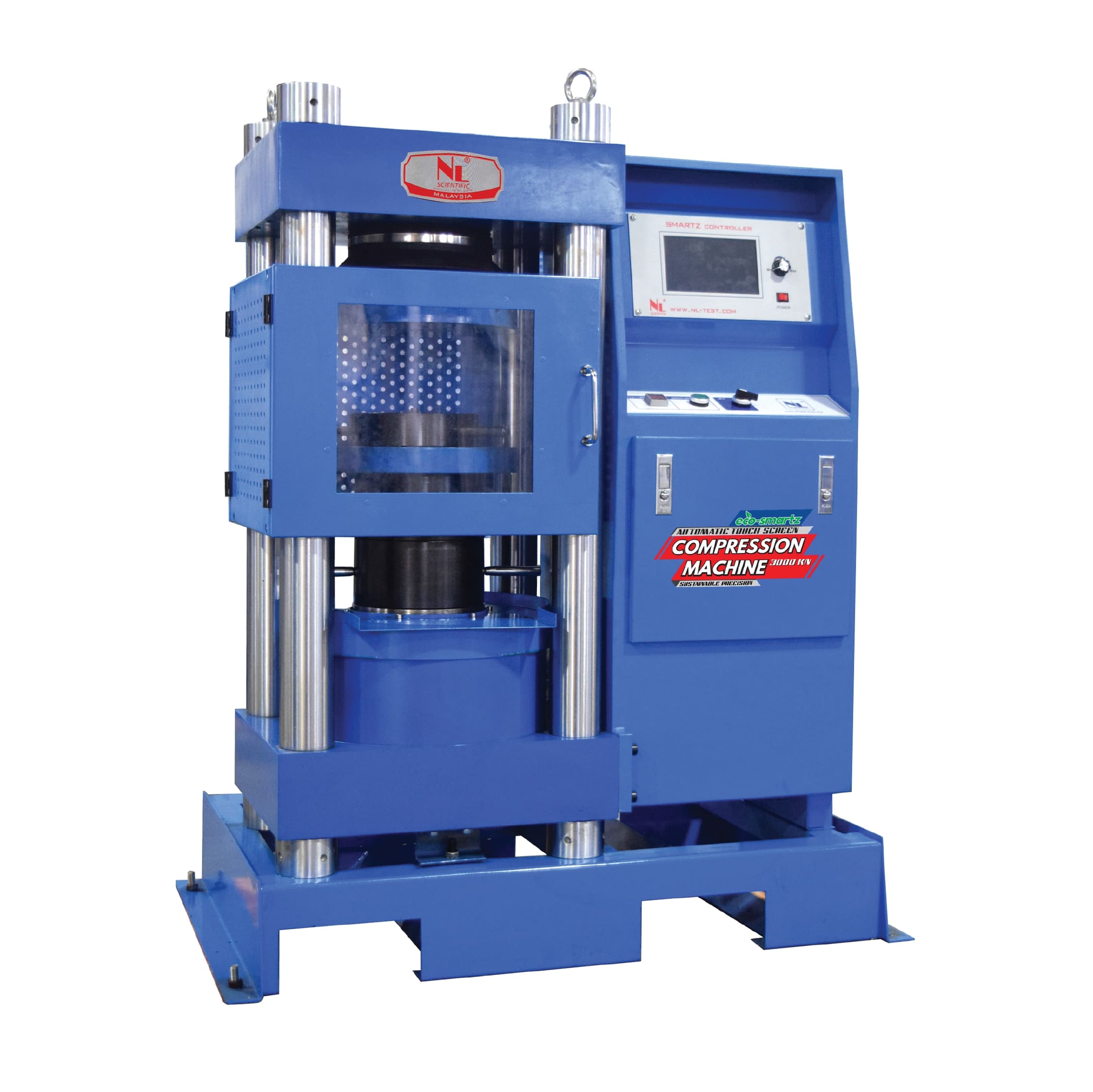 Automatic Touch Screen  Compression Machine 3000kN